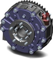 Ausco Products invented the spring applied-hydraulically released multi-disc brake. Today, Ausco Products is the leader in spring applied-hydraulically released brakes. SAE mounts. specialty multi-disc brakes